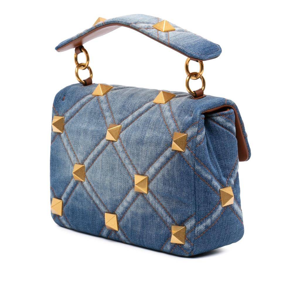 Valentino Vintage Handbag Stl. - Handväskor Från Magasin - Blue (L 16cm x W 23cm x D 8cm)