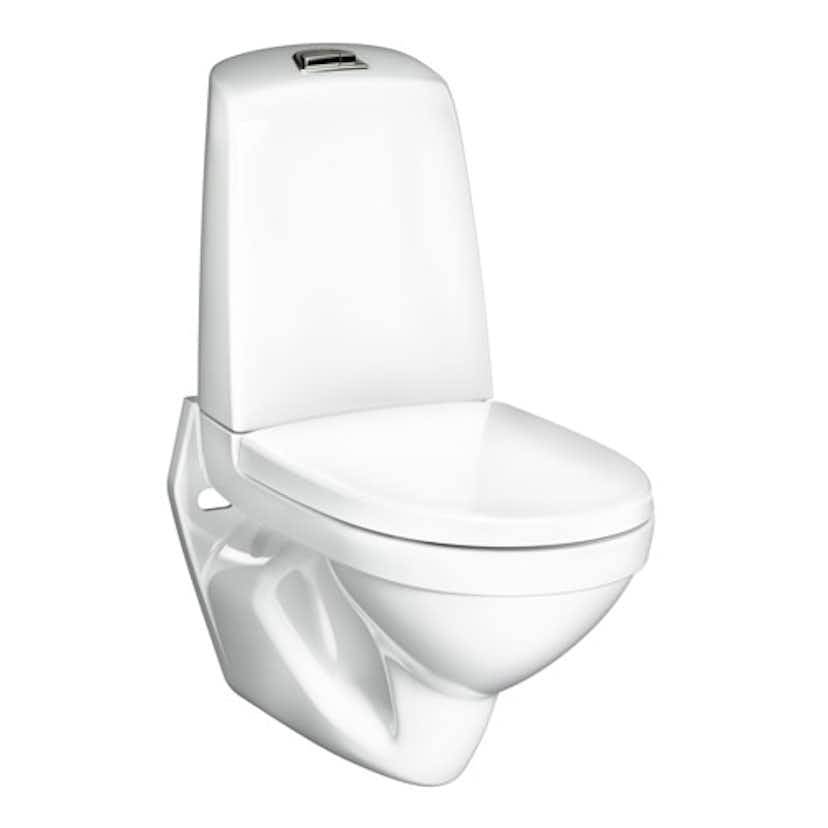 Vägghängd Toalettstol Gustavsberg Nautic 1522 Hygienic Flush