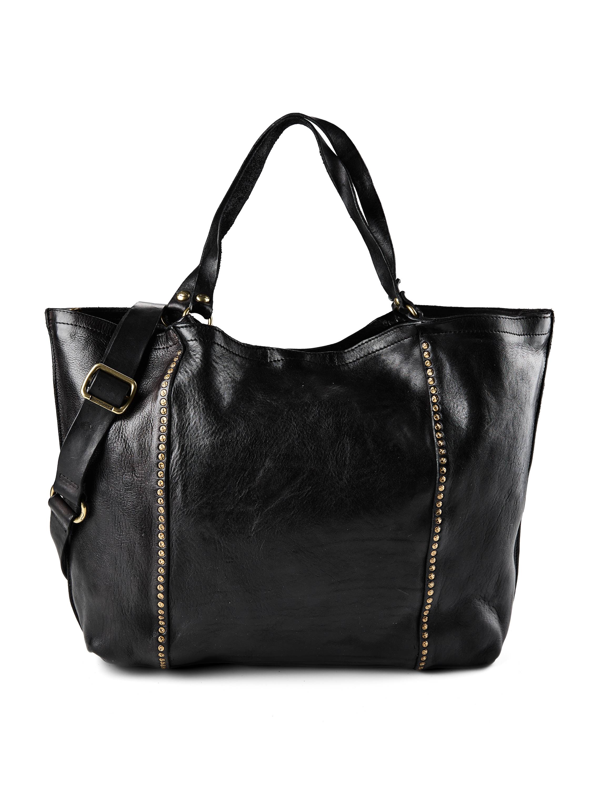Campomaggi Violante Shopper taske Læder 48 cm  Sort