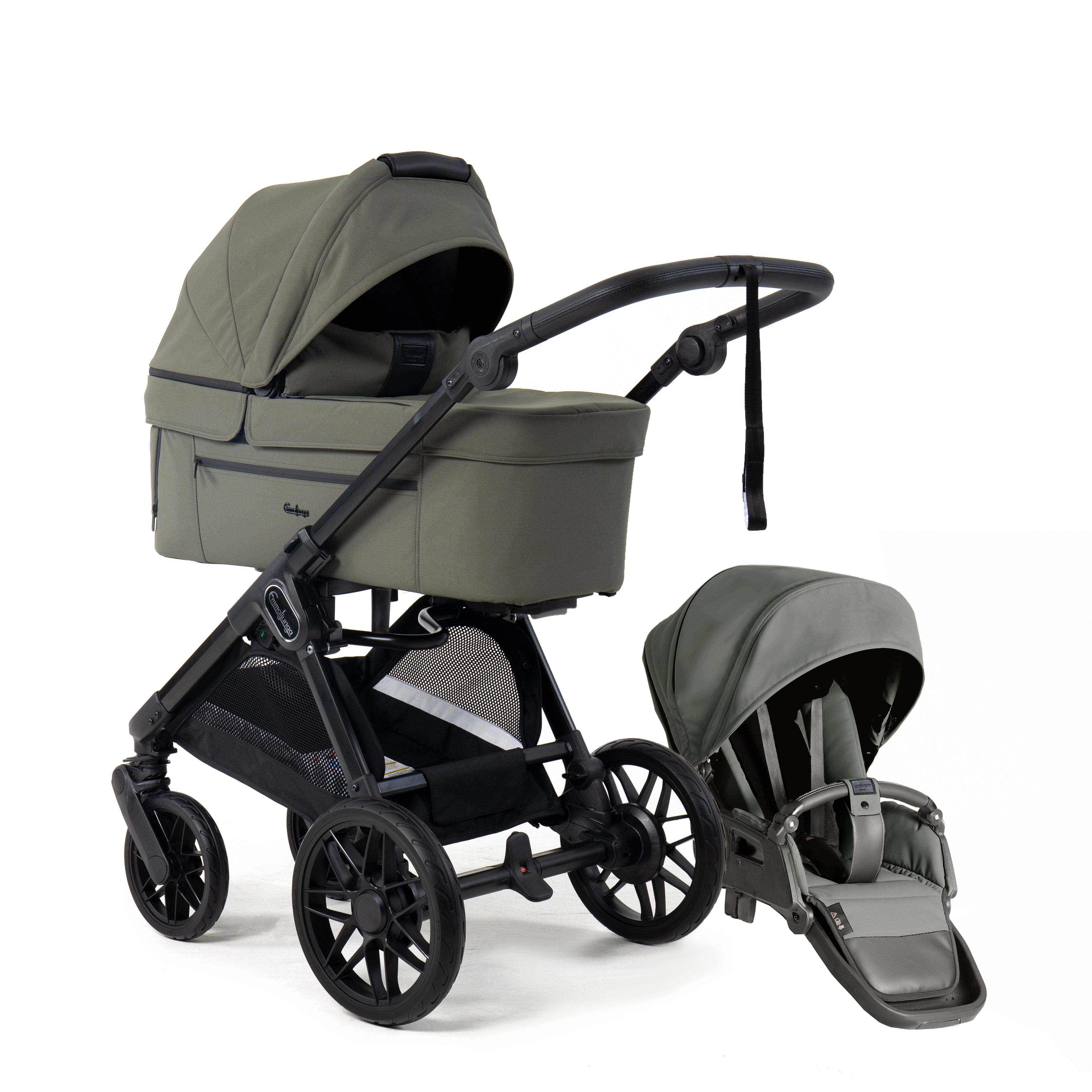 Emmaljunga SENTO PRO FLAT+, Urban Green 2027 model - Levering September 2026