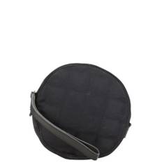 Chanel Vintage, Pre-owned, Dame, Sort, ONE SIZE, Nylon, Pre-owned Canvas rejsetasker