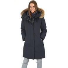 Mackage, Frakke, Dame, Blå, S, Uld, Navy Shiloh-f Parka Premium Stil