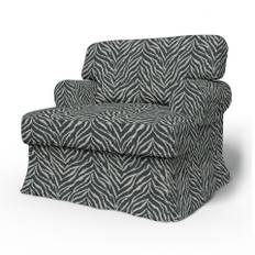 IKEA - Överdrag till Ekeskog fåtölj, Black/White, BEMZ NATURE'S PALETTE COLLECTION - Bemz