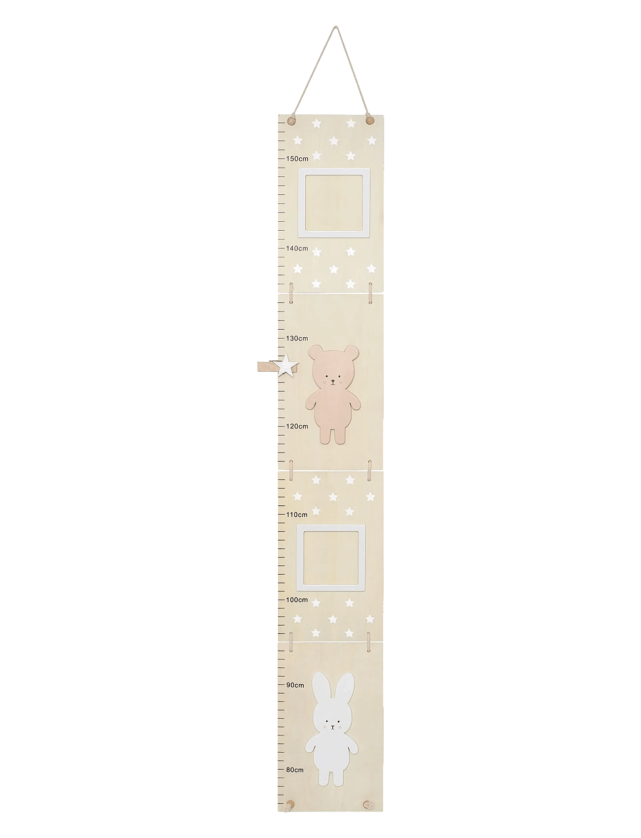JaBaDaBaDo Growth Chart Teddy & Bunny - Beige - One Size