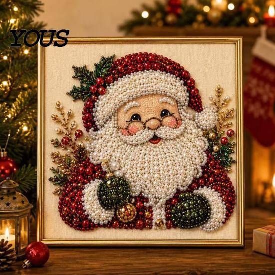 Unique Halloween Party Giveaways Faux Pearl Painting Kit, Cute Ghost 3D Art DIY Resin Bead Sets for Beginners Kit Adults, Christmas Craft Home Festive