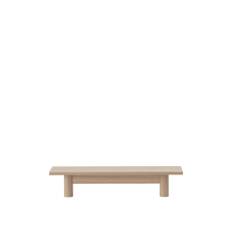 Muuto - Linear system tray 75cm oak - Brickor och underlägg - Thomas Bentzen - Träfärgad