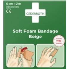 Soft Foam Bandage Beige 6cm x 2m