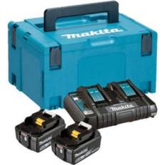 Makita DOBBELTLADER DC18RD + 2 stk 3,0 AH BL1830