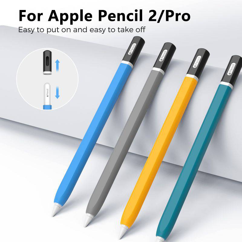 Stylus Pen Case For Apple Pencil Pro 2 Gen Soft Silicone Ultra Thin Protective Cover for iPad Pencil  2nd Generation Sleeve