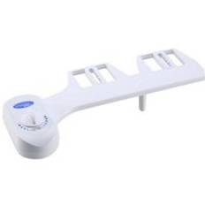 Icke-elektrisk mekanisk 15/16 3/8 1/2 toalettsitsf&#xE4;ste badrum vattenspray bid&#xE9; dubbelmunstycke s&#xF6;tvattenspray toalettsits - Asien uk 1 2