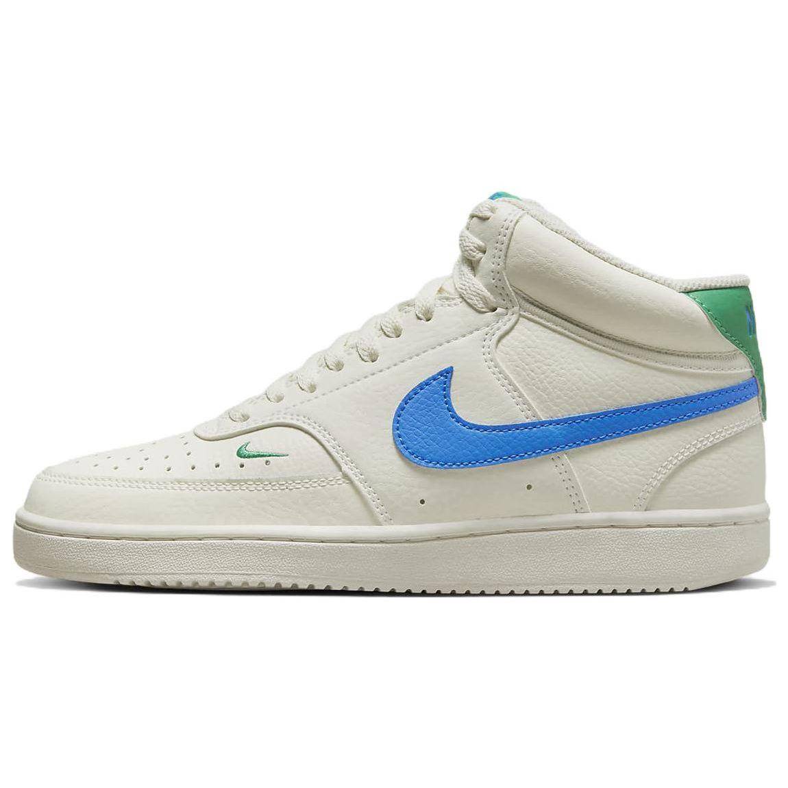 Nike Court Vision Mid Sail Photo Blue Dam Sneakers Cream Malakit CD5436-105 43