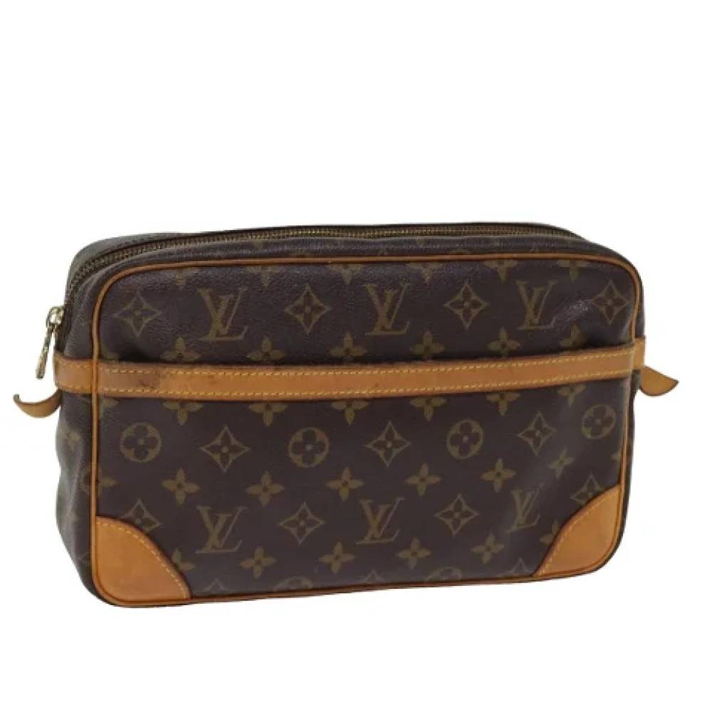 Louis Vuitton Vintage Pre-owned Canvas clutches - Vintage - Dame - Brun - ONE SIZE - Tyl