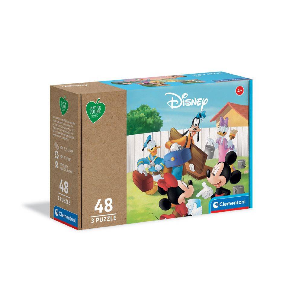 Mickey Mouse puslespil 48 brikker Clementoni puslespil 25256