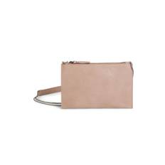 Brunello Cucinelli Kids - axelväska med präglad logotyp - barn - läder - One Size - Rosa