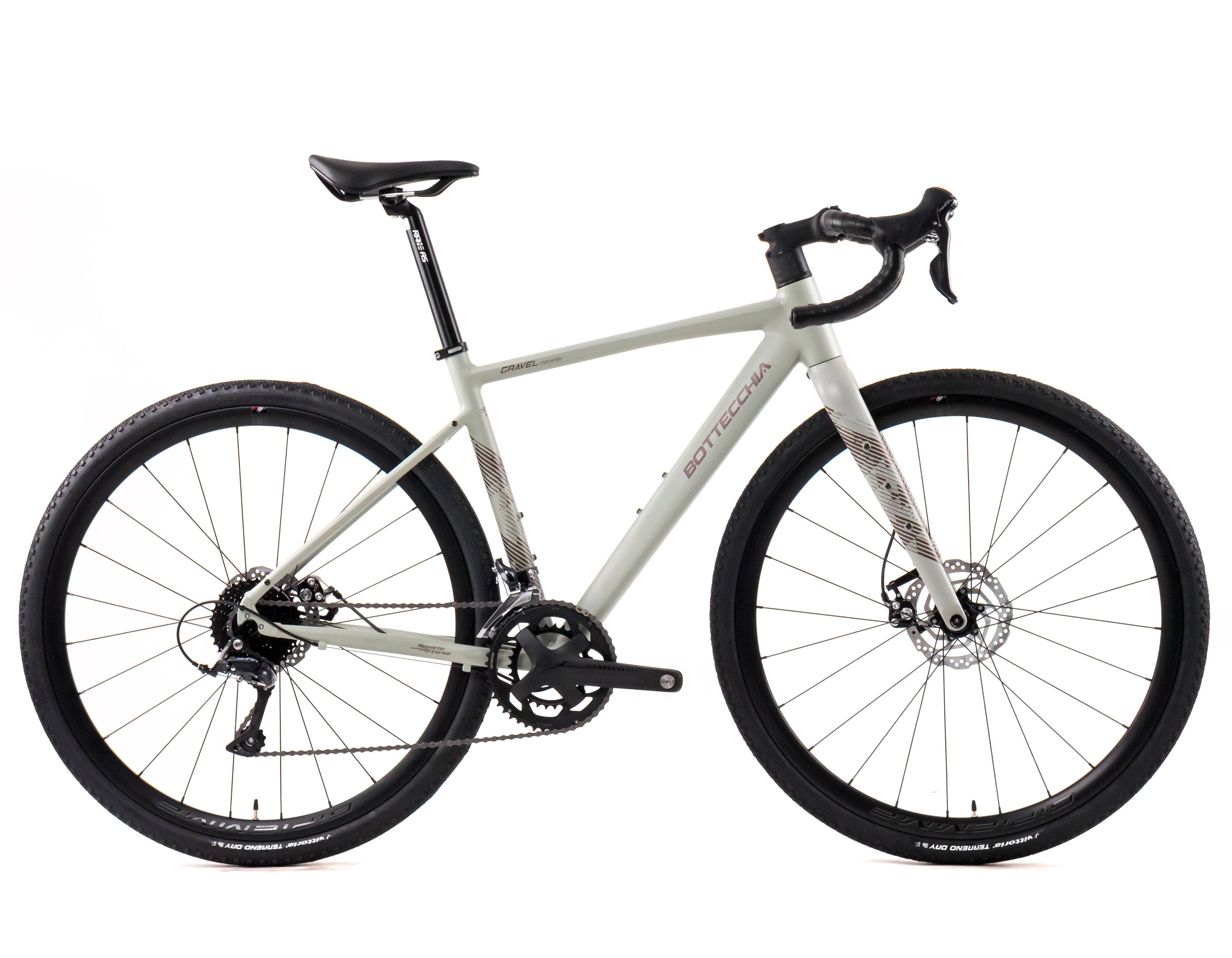 Bottecchia 47U Gravel Monster 2026 - Shimano Sora Mix 2x9sp - GPM 825/3 alu TLR 30/23 - 002 / 56 / Grey