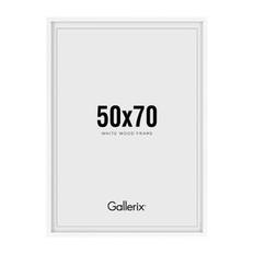 Tavelram Vit 50x70 Trä