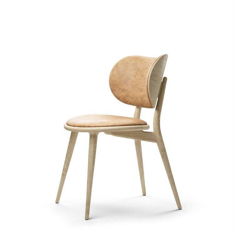 Mater The Dining Chair Matt Oak/Sorensen Leather/Nuance Walnut