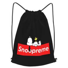 Snoopy Gym Sack Knapsack Drawstring Bag Lightweight Waterproof Travel Outdoor Sports Gym Gym Bag Exercise Training Unisex Large Capacity Drawstring