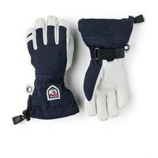 Hestra Army Leather Heli Ski Jr - 5 Finger Navy Handschuhe Kinder