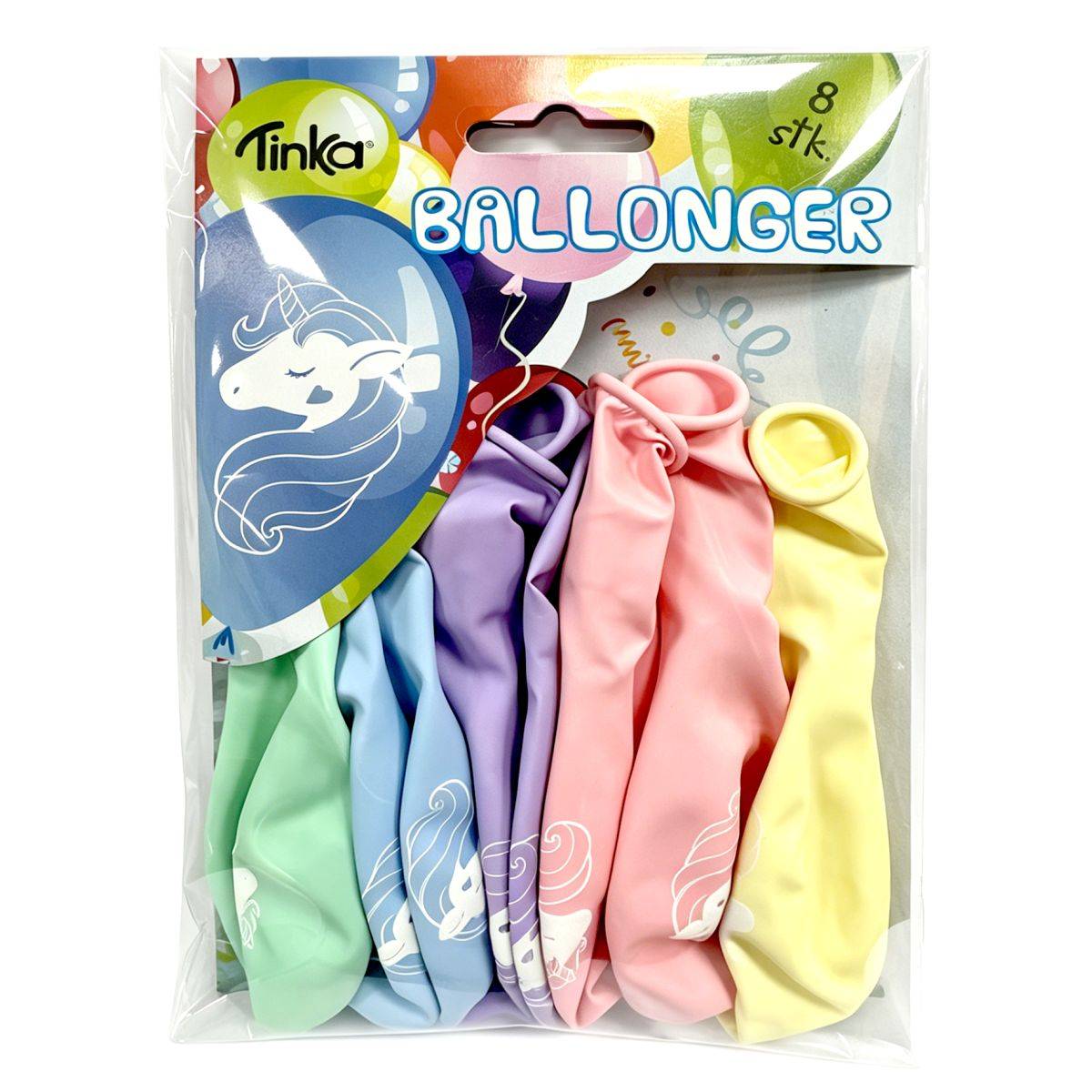 Balloner Unicorn Pastel