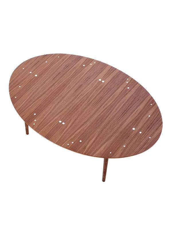 Sølvbordet af Finn Juhl Teak-eg / Uden sterlingsølv - Jacobsen Plus