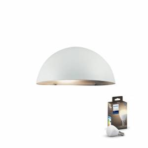 Scorpius udendørs væglampe, E14, hvid - Nordlux + Philips Hue White, E14, 470lm, 2700K