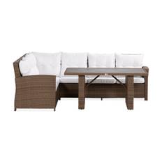 Comfort Garden James Loungegrupp Utomhus Vänster Aintwood - Sand & Loungeset Vit,Brun