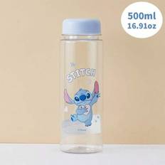 Disney Stitch Series raksidig plastmugg 500 ml/16,91 oz, elegant bärbar, bärbar vattenflaska med stor kapacitet, splittringsbeständigt material, effek - Multifärgad (500ml)