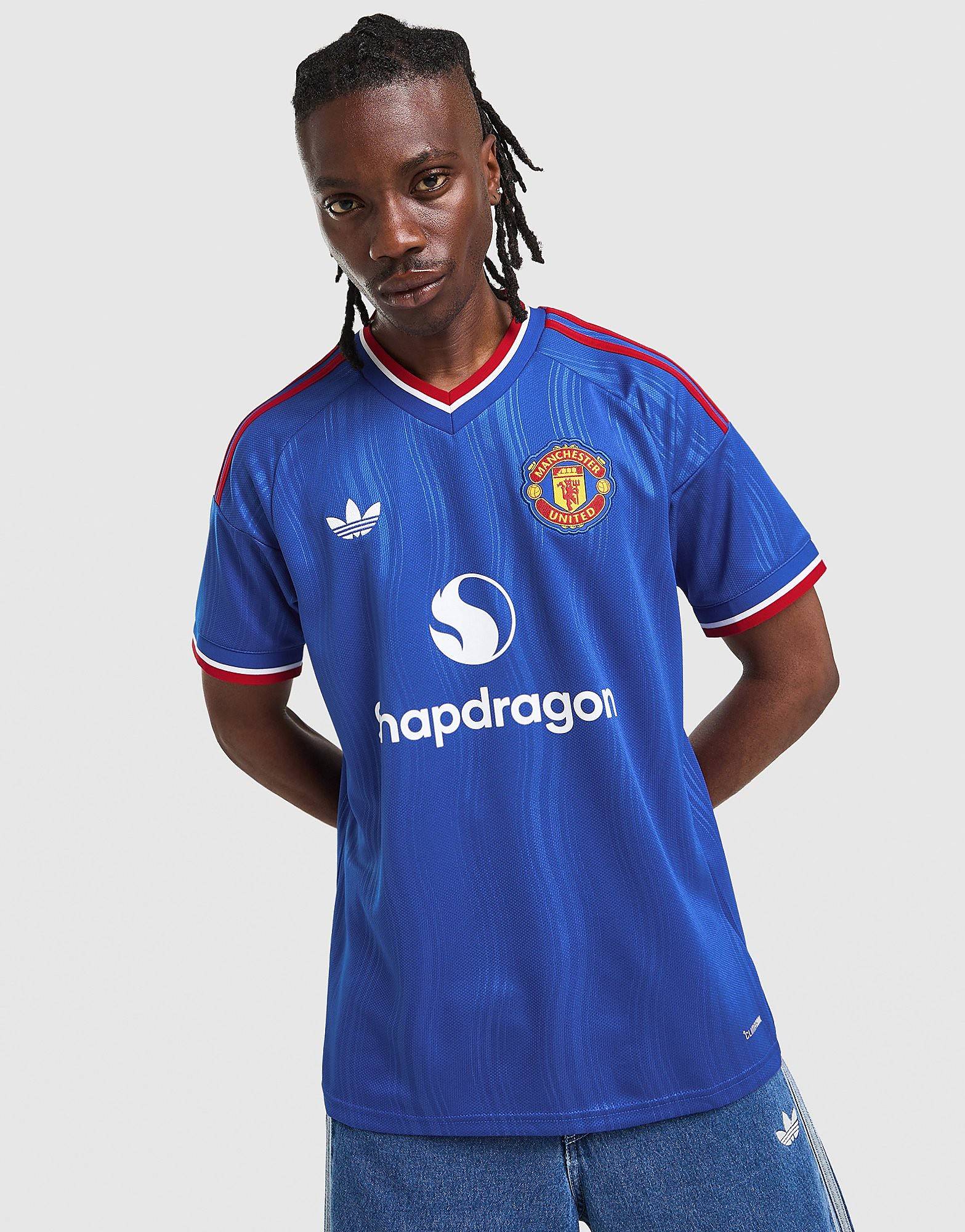 adidas Originals Manchester United FC 2026/27 Away Shirt, blå - XXXL