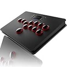 QRD Maestro S3 Arcade Stick Wireless, Arcade Fight Stick för Nintendo Switch / PS4 Slim Pro / PS3 / PS2 / PC Windows/Xbox 360 / Steam Deck/macOS/Android TV Box/Mobiltelefon