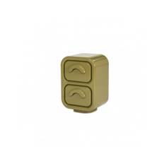 GUBBY Sengebord i mdf H58 cm - Grøn højglans