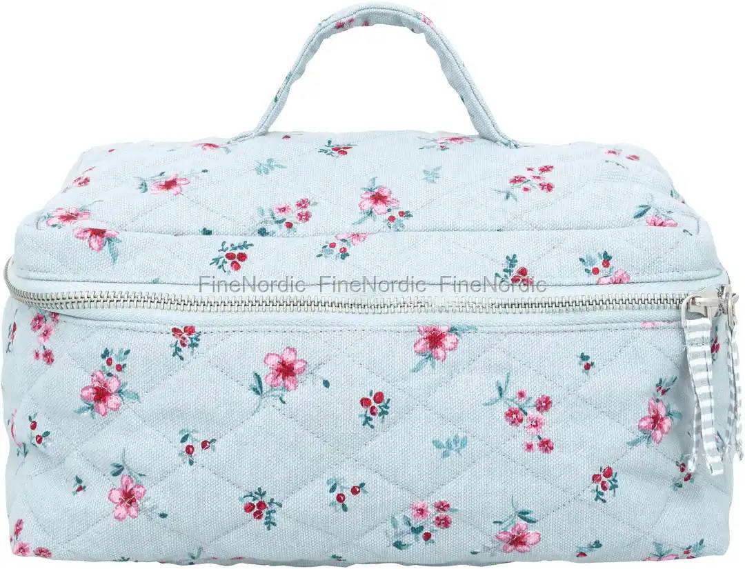 GreenGate Cosmetic Bag "Sila Pale Blue" Medium