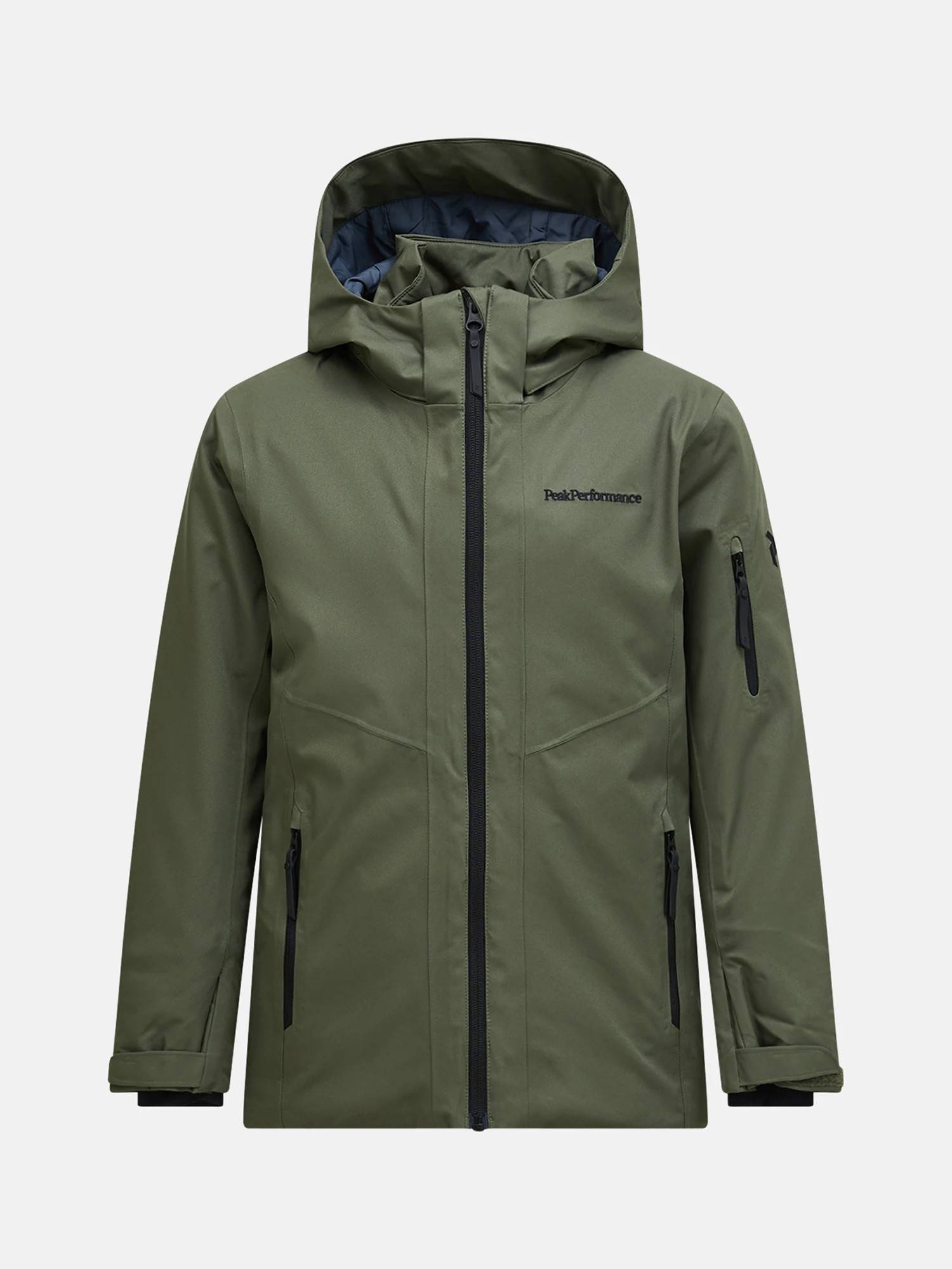 Peak Performance JR Maroon Jacket Pine Needle 130