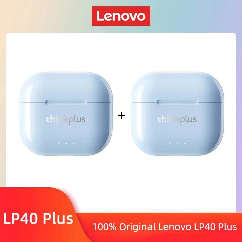 Lenovo LP40 II Wireless Noise Cancelling Earbuds - 2x Blue