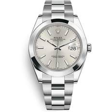 Rolex Herrklocka 126300-0003 Datejust 41 Silverfärgad/Stål Ø41 mm