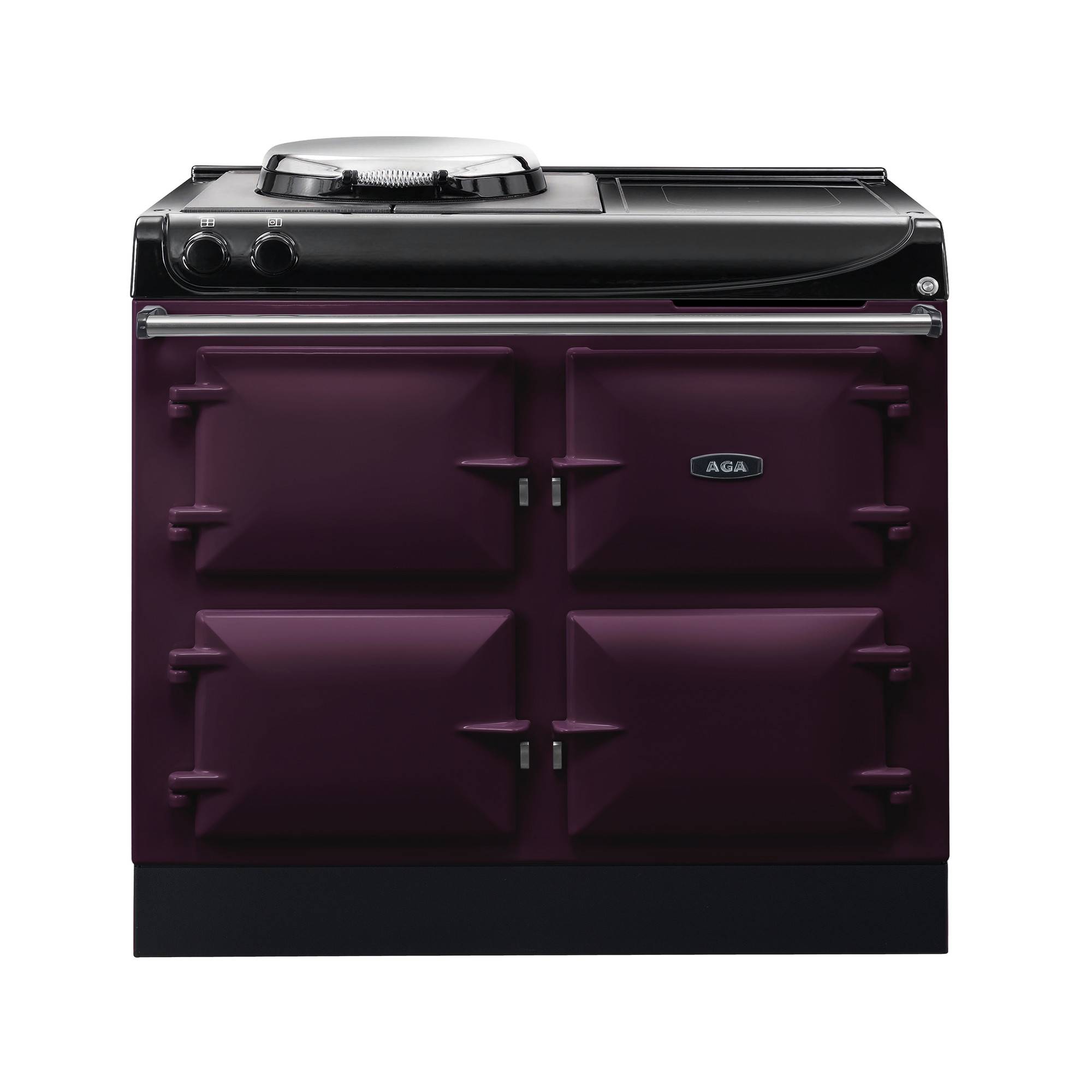 AGA R3 110 med 1 platta samt induktionshäll 3 zoner - Aubergine