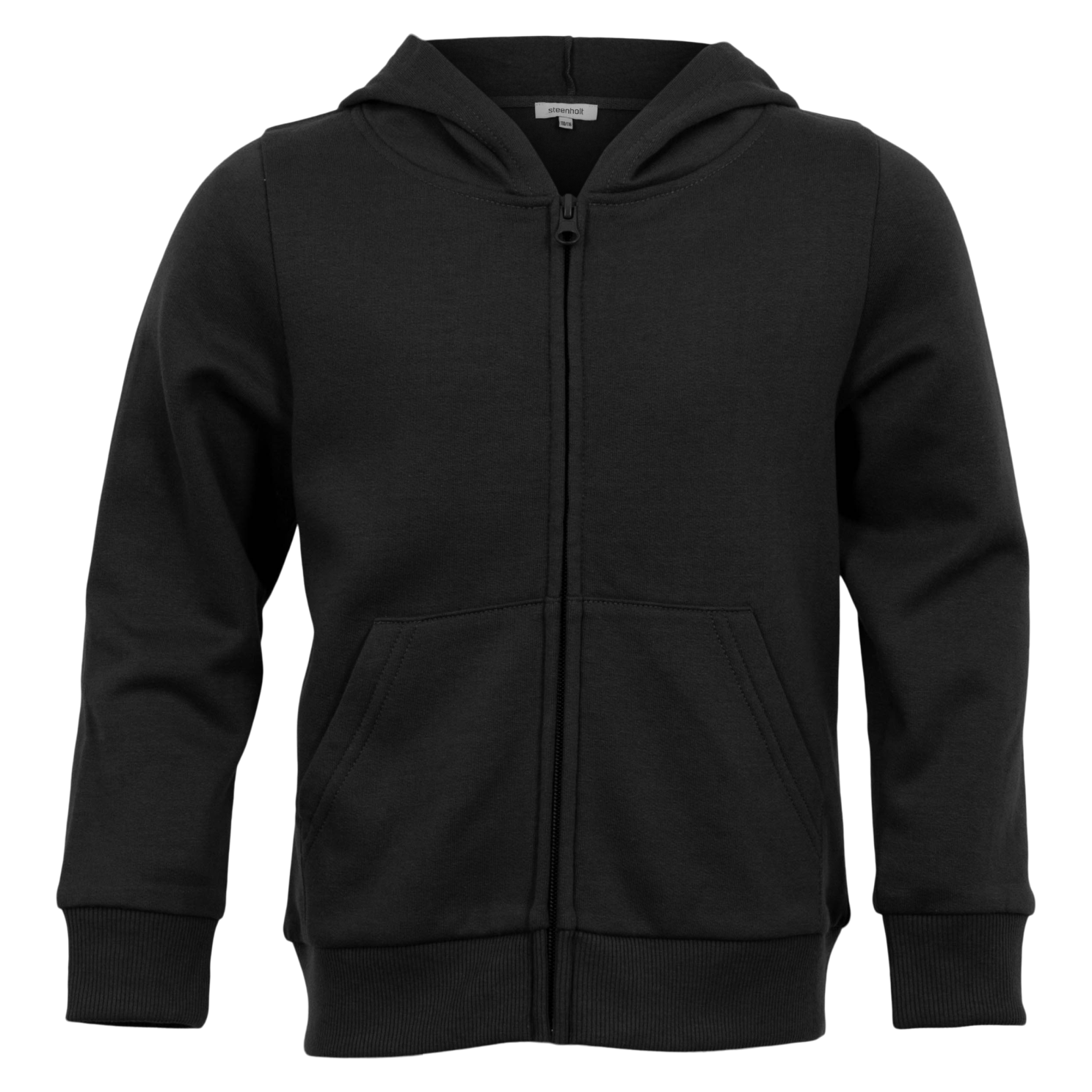 Steenholt Boston Børne Hættetrøje - Black - 122/128