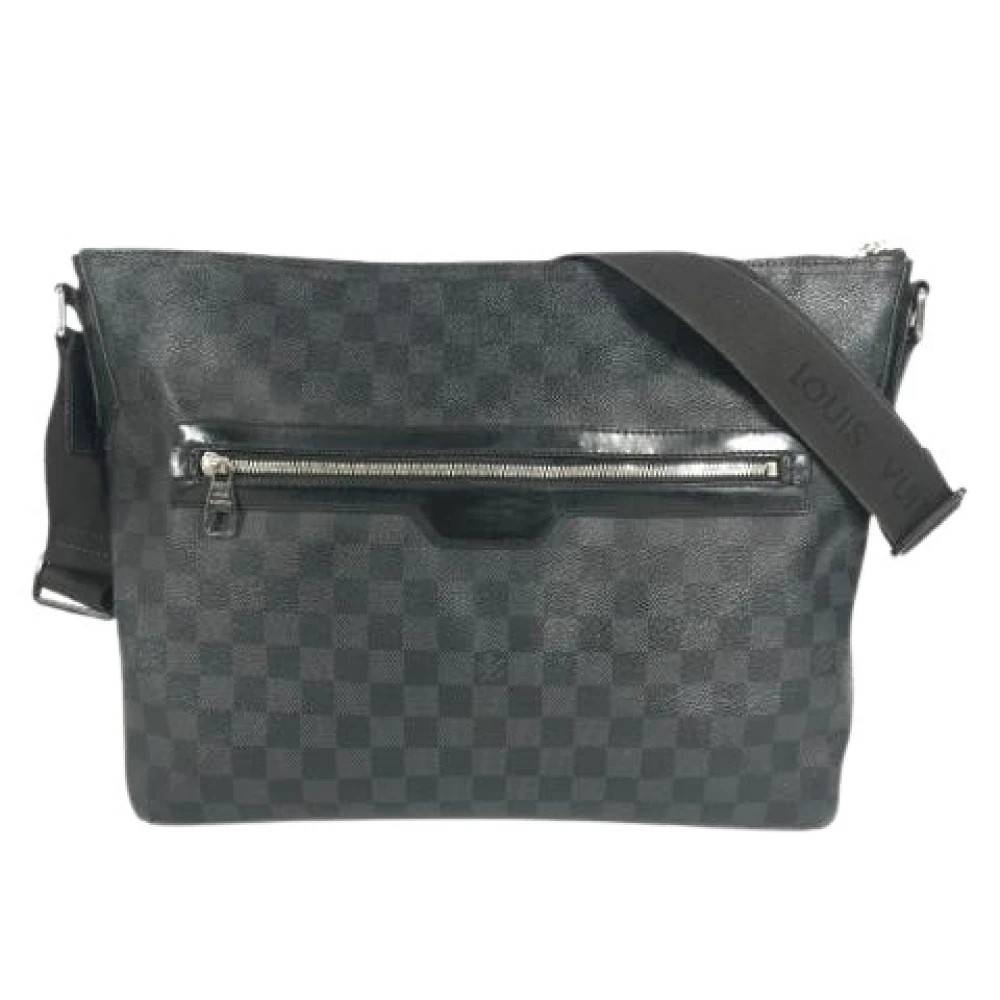 Louis Vuitton Vintage Pre-owned Skuldertaske - Vintage - Herre - Sort - ONE SIZE - Uld