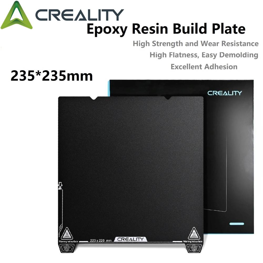 Creality Epoxy Resin Build Plate 235x235mm Para Flexible Print Platform for Ender-3 V3/Ender-3 V3 SE/Ender-3 V3 KE