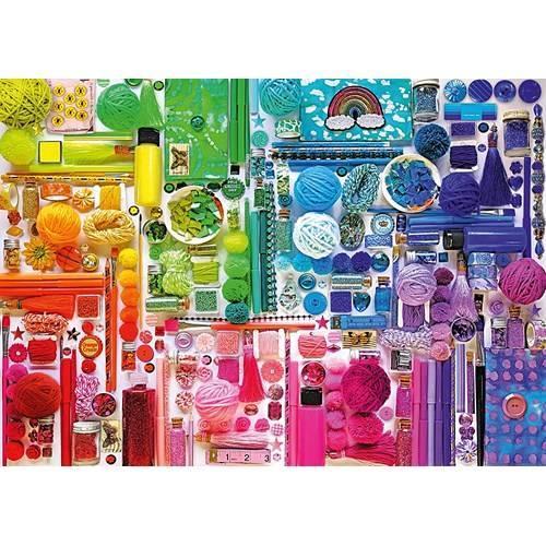 1000 bitar - Rainbow colours