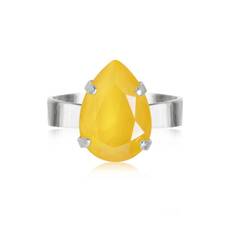 Caroline Svedbom Ring Mini Drop Buttercup (Rhodium)