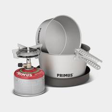 Gasblus Primus Mimer Stove Kit II, 2800 W + 2 gryder (1.3 &amp; 2.3 liter) + 1 stegepande + gribetang + opbevaringspose, + Summer Gas (230 gram)