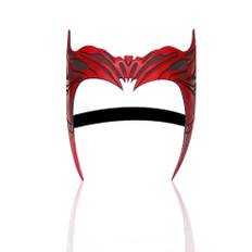 Scarlet Witch Læder Hovedstykke Wanda Witch Crown Mask Hjelm kostume tilbehør til voksne Halloween