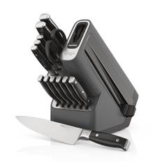 Ninja Foodi StaySharp Messerblock mit integriertem Schärfer, Deluxe-Set, 14 Teile, K32014EUUK