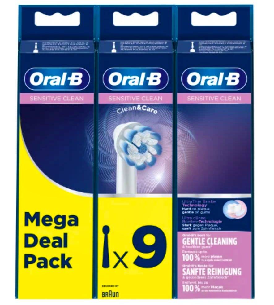 Oral-B Sensitive Clean & Care Toothbrush Heads 9 st