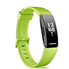 FunBand Kompatibel med Fitbit Inspire & Fitbit Inspire HR armband, mjukt silikonband justerbar sporttillbehör för Fitbit Inspire & Inspire HR smart klocka