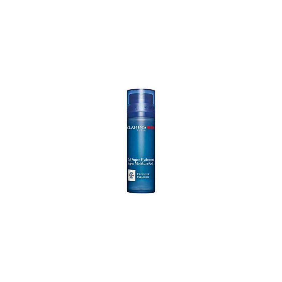 Clarins Men Super Moisture Gel Freshness — Lightweight Hydration Gel for Daily Facial Care