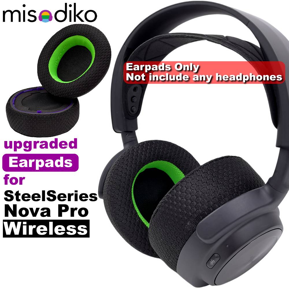 misodiko Upgraded Earpads Replacement for SteelSeries Arctis Nova Pro Wireless Headphones