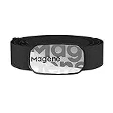 Magene H603 pulsmätare bröstbälte HRM fitness tracker IP67 vattentätt stöd Bluetooth 4.2 och ANT+, kompatibel Wahoo, Zwift, Strava, Elite HRV vit