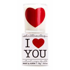 Budskapsljus I "heart" you - Klinta